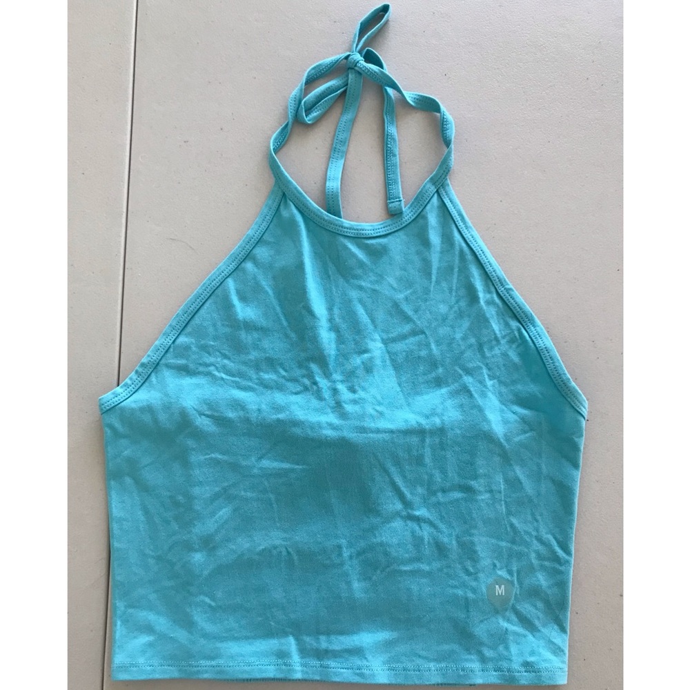 Sun Bleached Abbey // NWOT Cropped Halter Cami